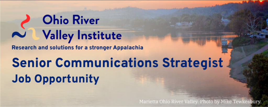 A graphic titled, "Senior Communications Strategist Job Opportunity."